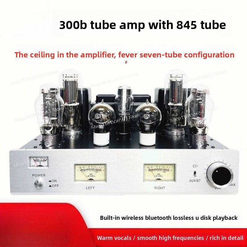 Class A Tube Amplifier 845 - مضخم صوت أنبوبي 300B Push 845،