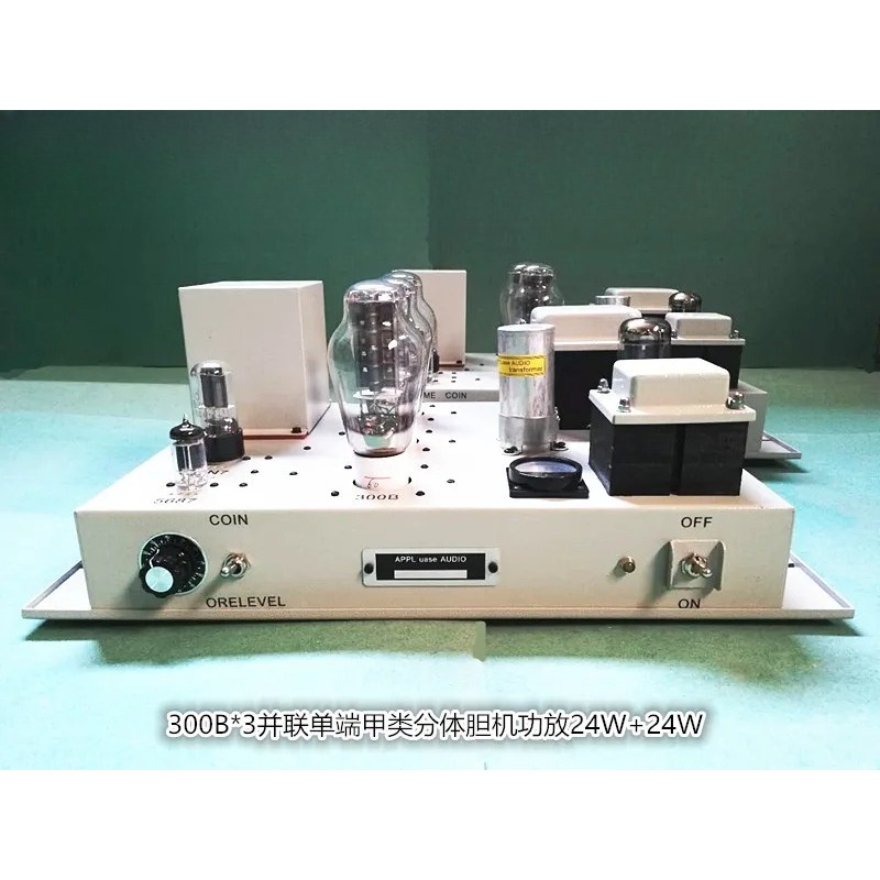 Tube Amplifier 300B Single Ended - 24W West Electric ZS600 ثلاثة أنابيب