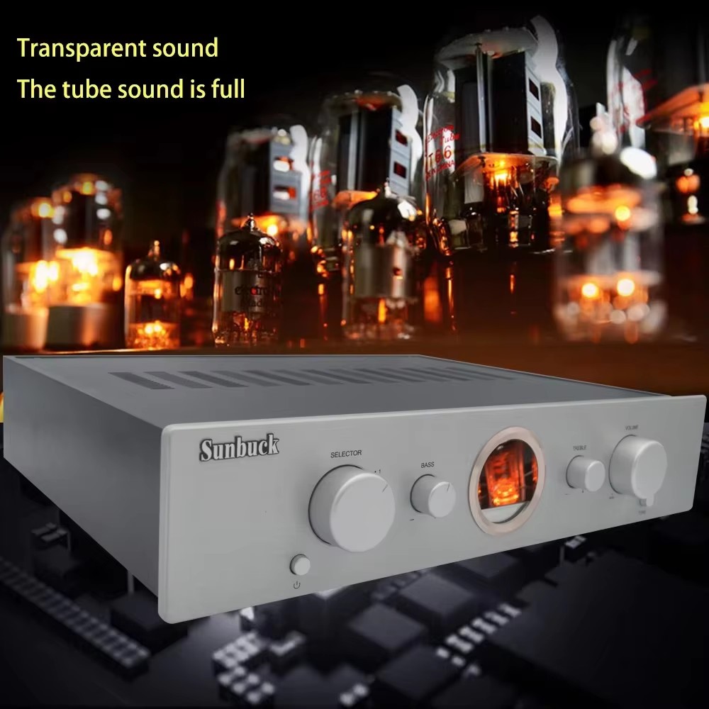 Tube Preamp 12Ax7 Phono - Sunbuck فونو المضخم مخرج متوازن 6Z5P