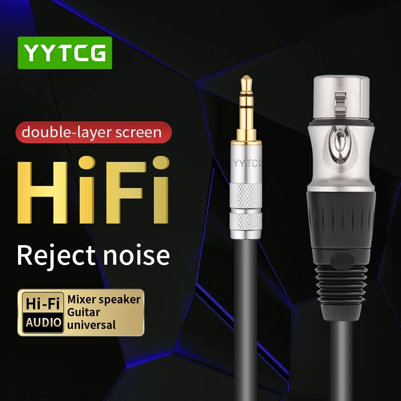 كابل ميكروفون 3-دبوس من الذكور - مراجعة Tube Headphone Amplifier Otl وسعره