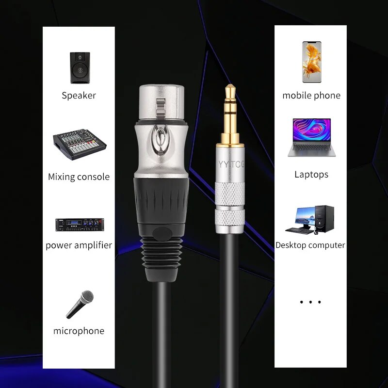 كابل ميكروفون 3-دبوس من الذكور - مراجعة Tube Headphone Amplifier Otl وسعره