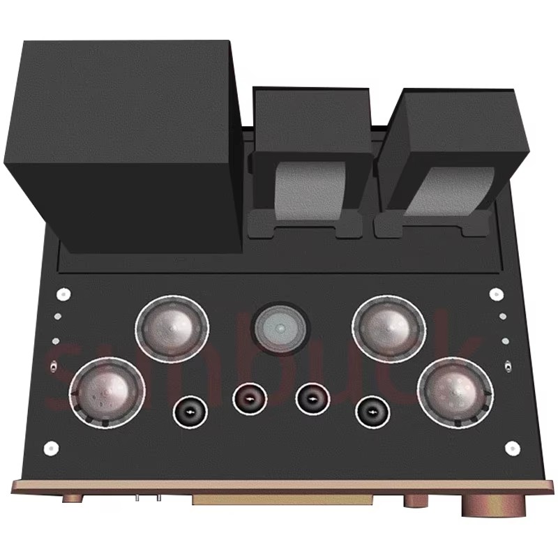 SUNBUCK MK8800 الإلكترونية أنب - مراجعة Kt88 Tube Amplifier Push Pull وسعره