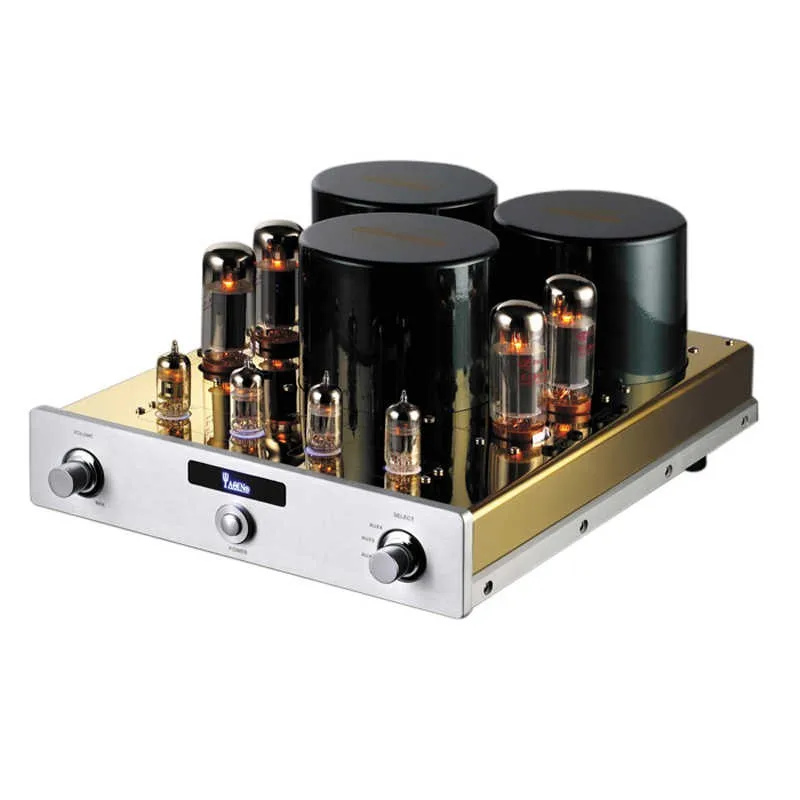J-011 YAQIN MC-10T المتكاملة ف - مراجعة El34 Tube Amplifier 40W وسعره