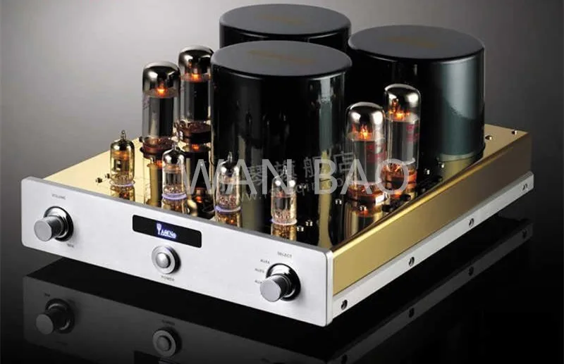 J-011 YAQIN MC-10T المتكاملة ف - مراجعة El34 Tube Amplifier 40W وسعره