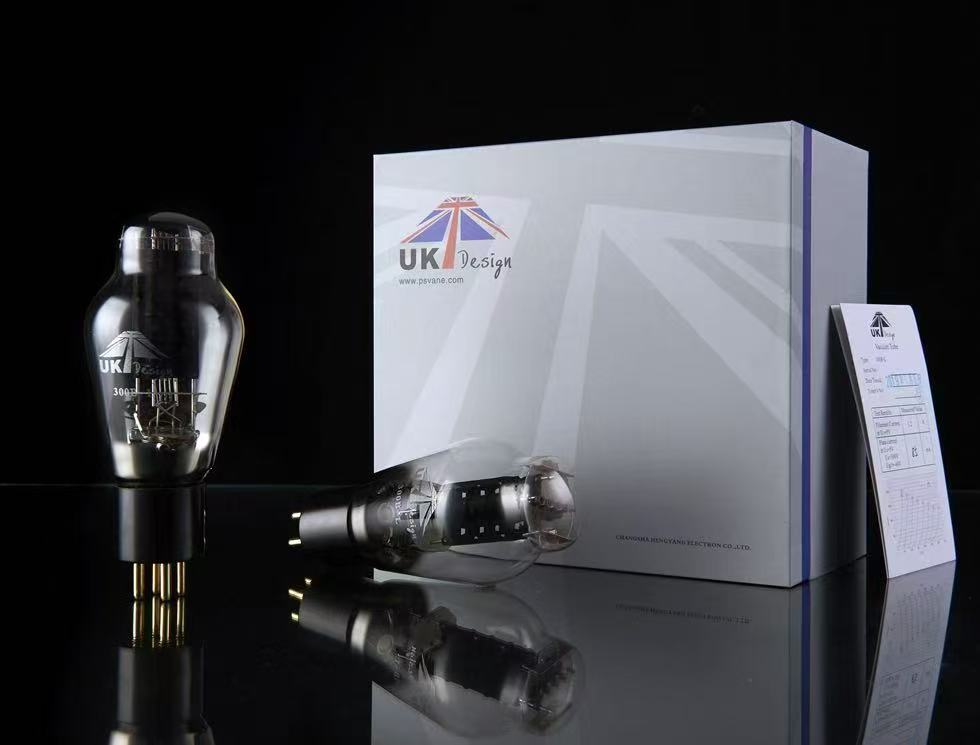 زوج أنابيب تفريغ PSVANE UK 300 - مراجعة 300B Vacuum Tube Matched Pair وسعره