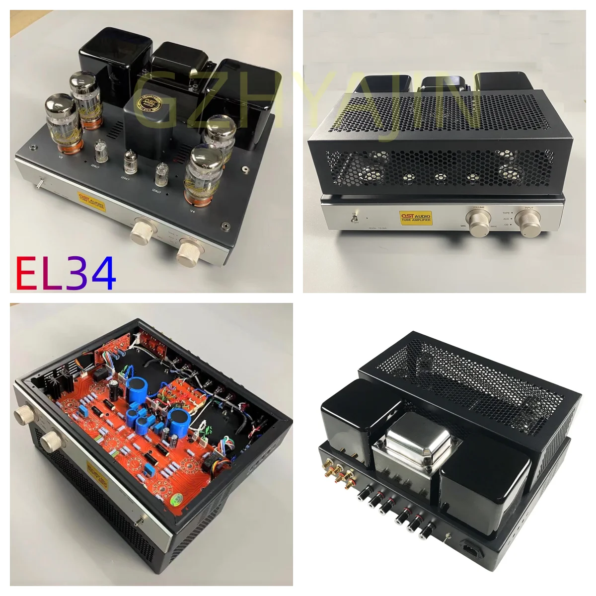 ماكينة صمام إلكتروني EL34 عالي - مراجعة Tube Amplifier Kit Diy وسعره