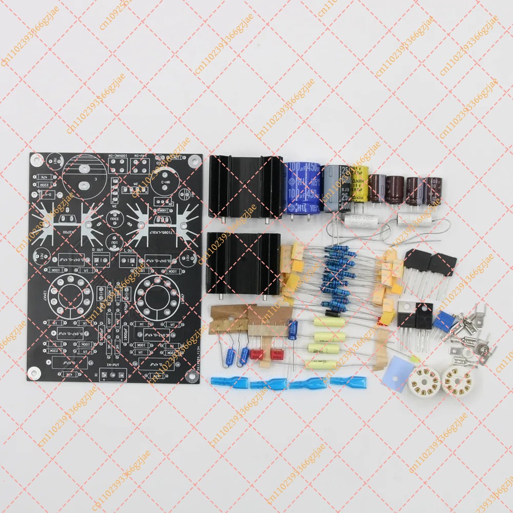 لوحة مكبر صوت أنبوبي 12AX7 ECC - مراجعة Tube Preamp 12Ax7 Phono وسعره