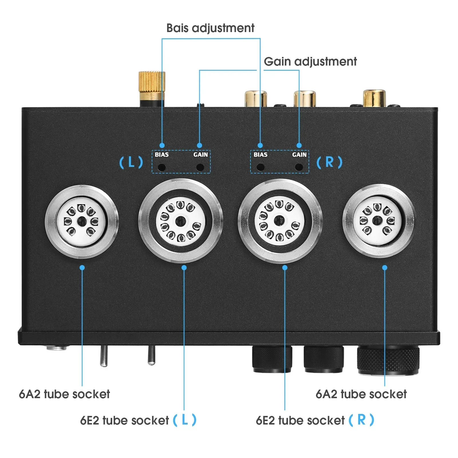 مضخم صوت Douk Audio Mini 6E2 س - مراجعة Tube Phono Stage Mm Mc وسعره