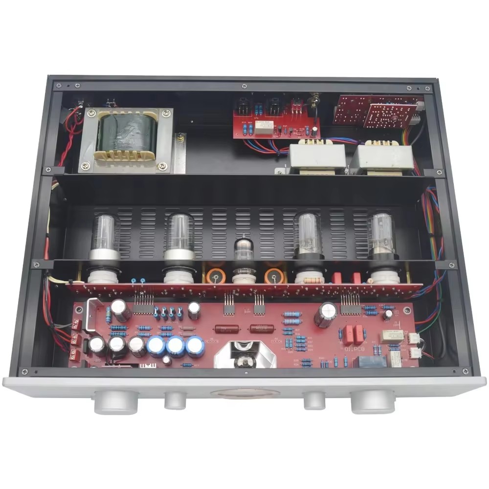Sunbuck فونو المضخم مخرج متواز - مراجعة Tube Preamp 12Ax7 Phono وسعره