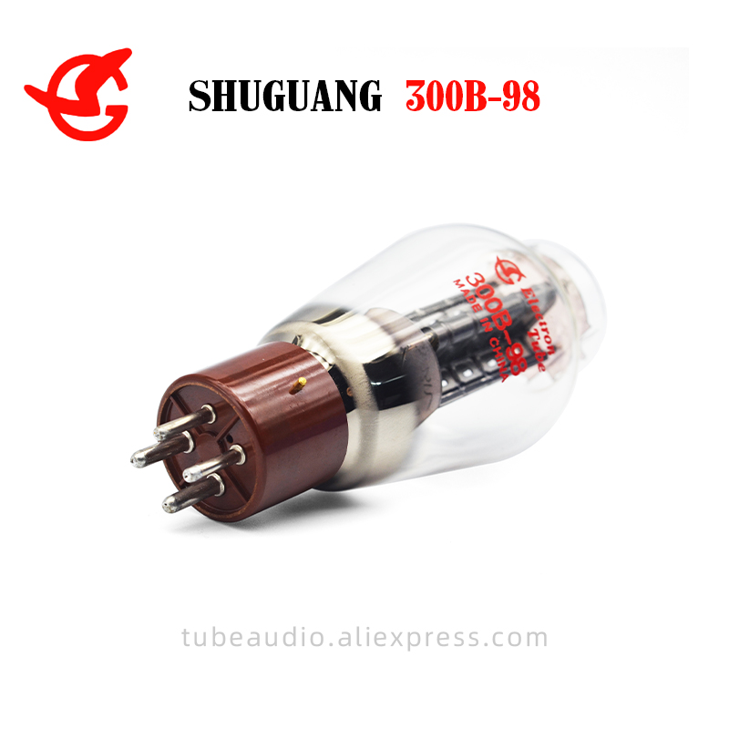 SHUGUANG جديد 2023 300B-98 فرا - مراجعة 300B Vacuum Tube Matched Pair وسعره