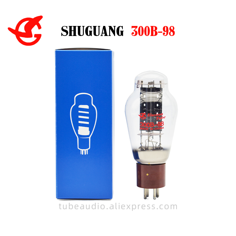 SHUGUANG جديد 2023 300B-98 فرا - مراجعة 300B Vacuum Tube Matched Pair وسعره