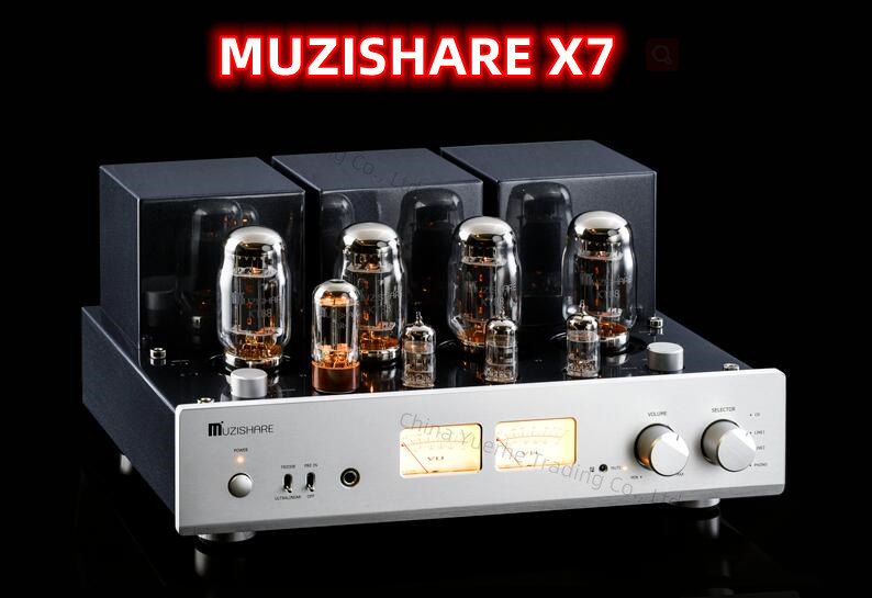 جديد MUZISHARE X7 KT88 دفع سحب - مراجعة Kt88 Tube Amplifier Push Pull وسعره