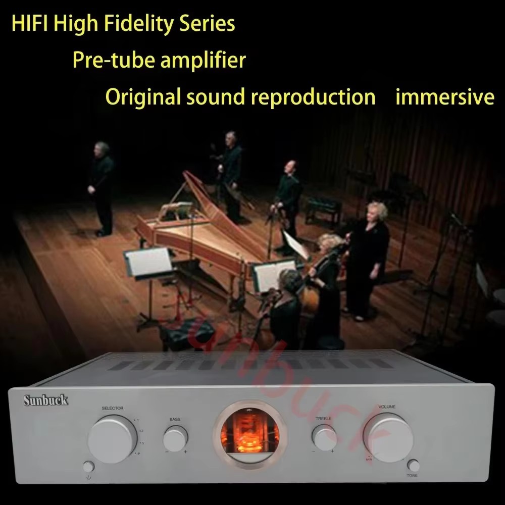 مضخم صوت فونو من سانباك بمخرج  - مراجعة Tube Preamp 12Ax7 Phono وسعره
