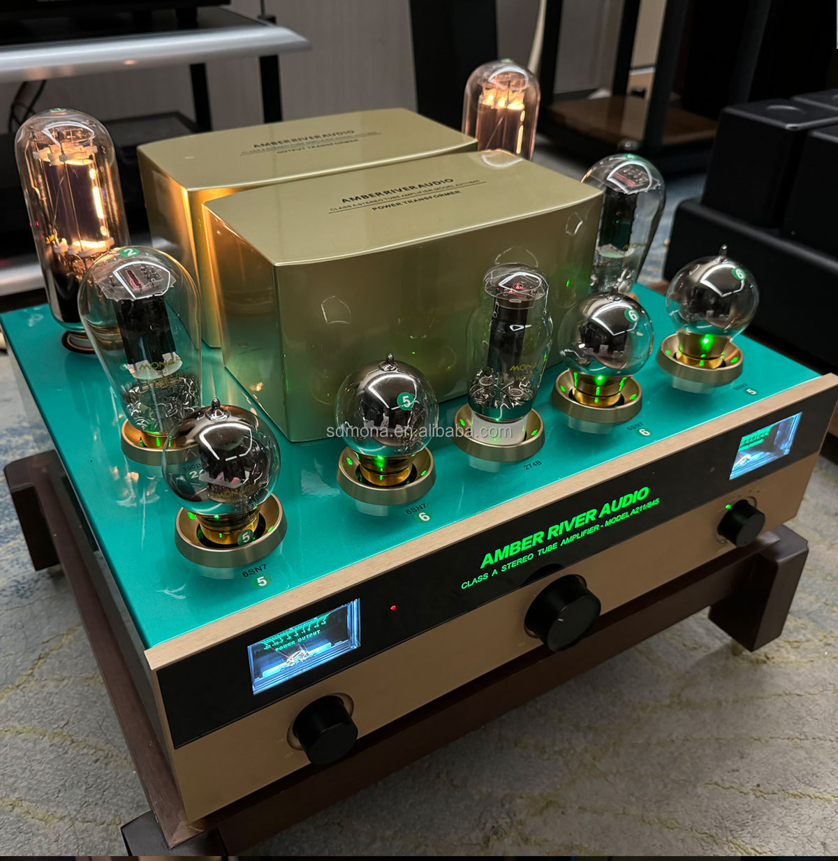 مضخم صوت أنبوبي 300B لعشاق الص - مراجعة Class A Tube Amplifier 845 وسعره