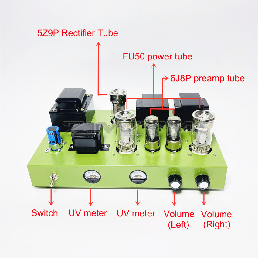 Fu50 فراغ مُضخّم صوت لتقوم بها - مراجعة Tube Amplifier Kit Diy وسعره