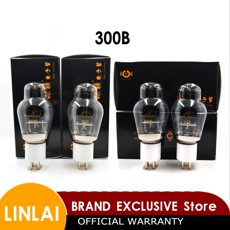 أنبوب تفريغ LINLAI 300B بقاعدة - مراجعة 300B Vacuum Tube Matched Pair وسعره