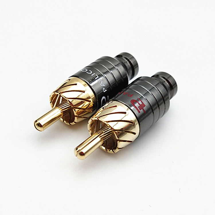 4 قطع من موصلات RCA الفاخرة لل - مراجعة Tube Headphone Amplifier Otl وسعره